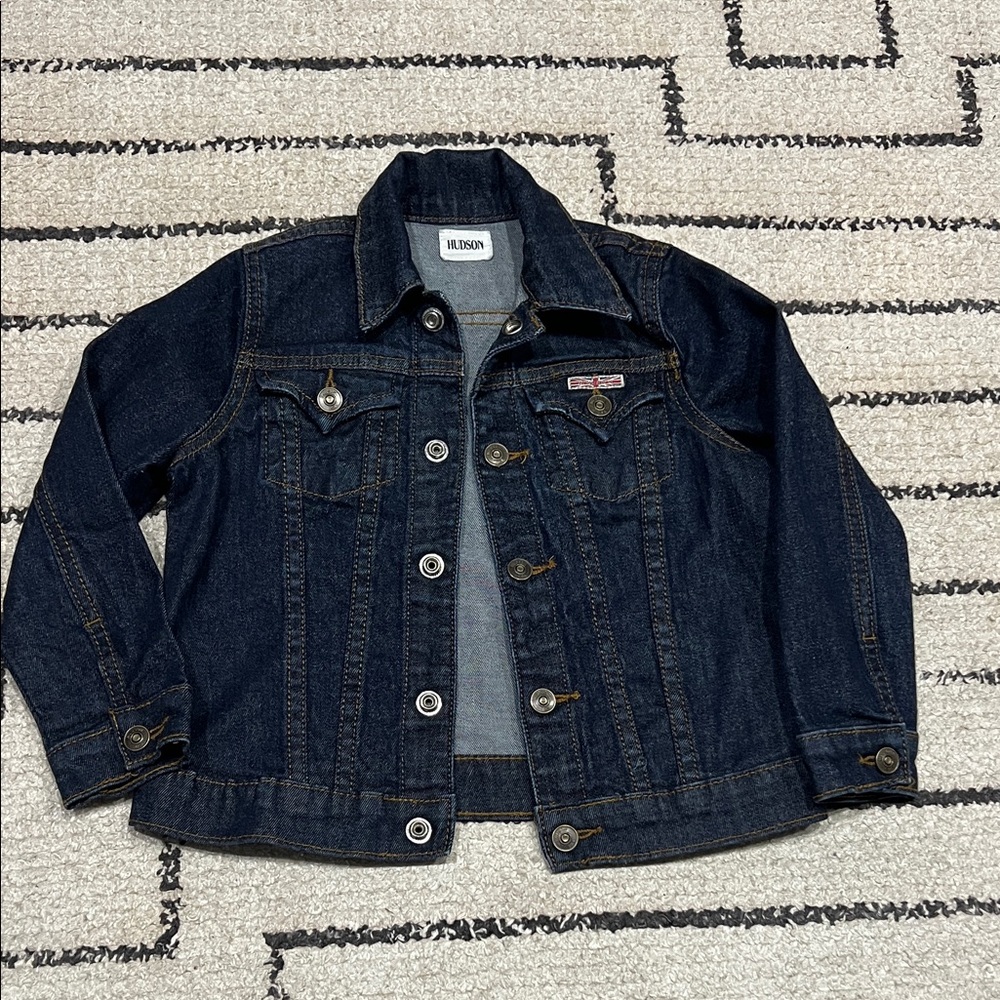 Hudson Jeans Kids Dark Indigo Denim Jacket